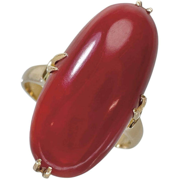 Au750 Coral Ring