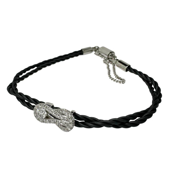 Au750 White Gold Diamond Bracelet