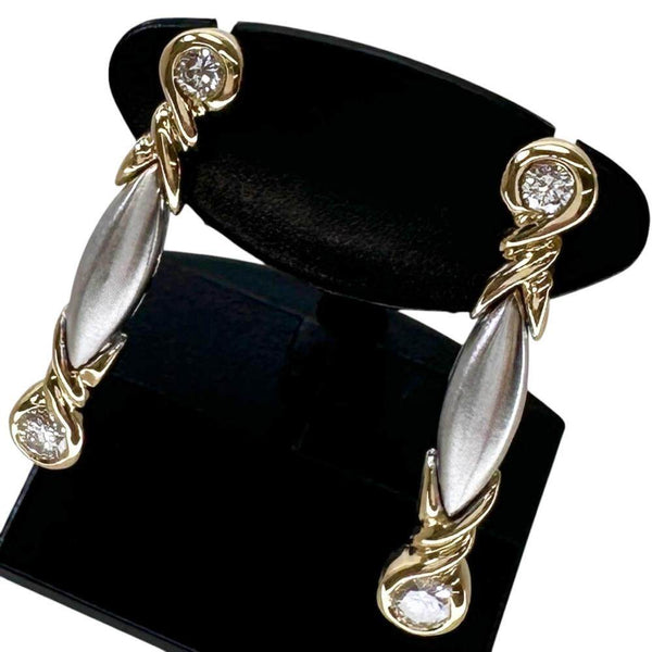 Monnickendam Au750 Diamond Earrings
