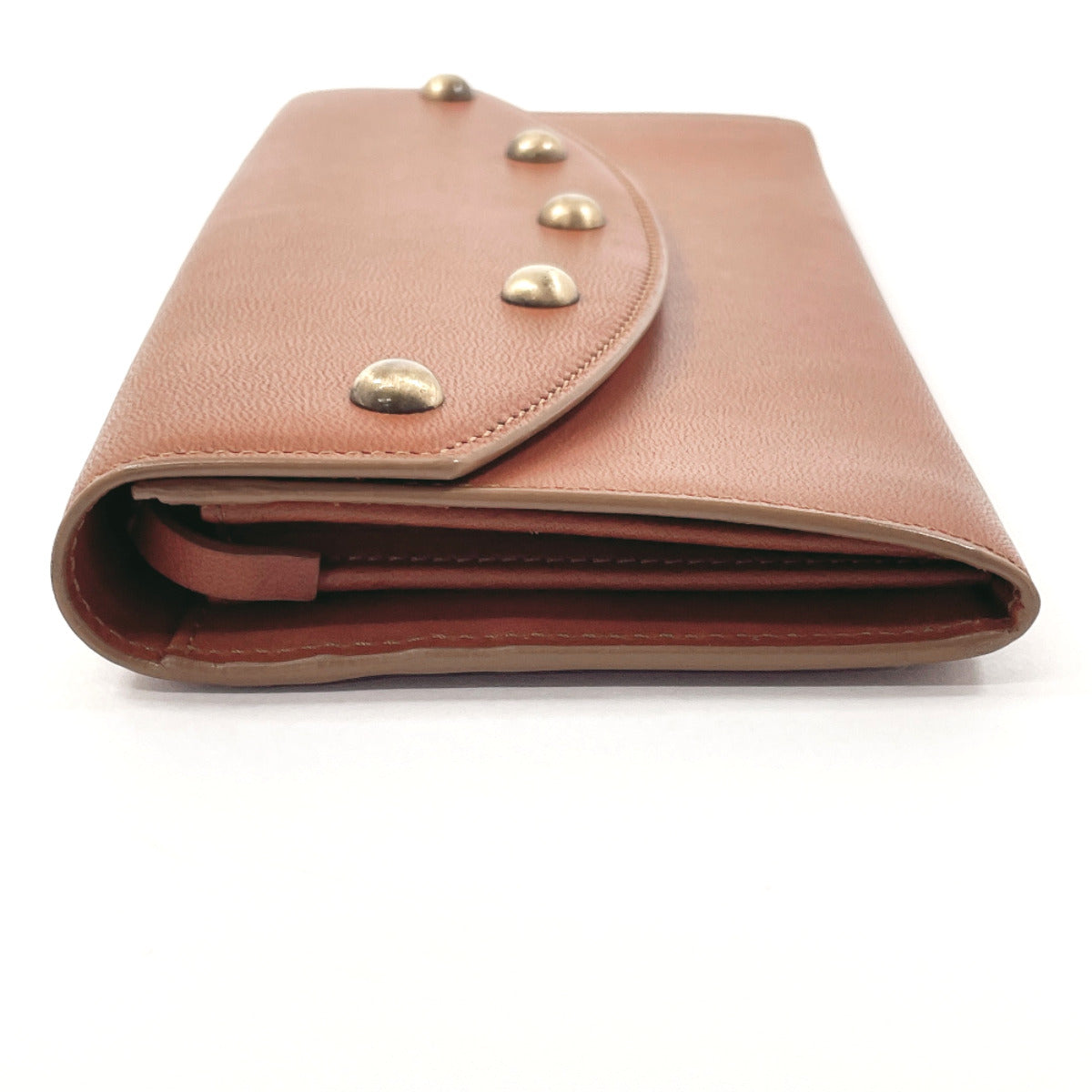 Celine Vintage Leather Long Wallet Brown