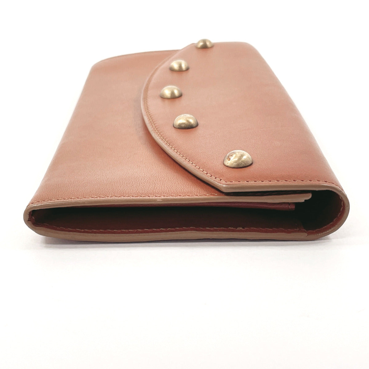 Celine Vintage Leather Long Wallet Brown