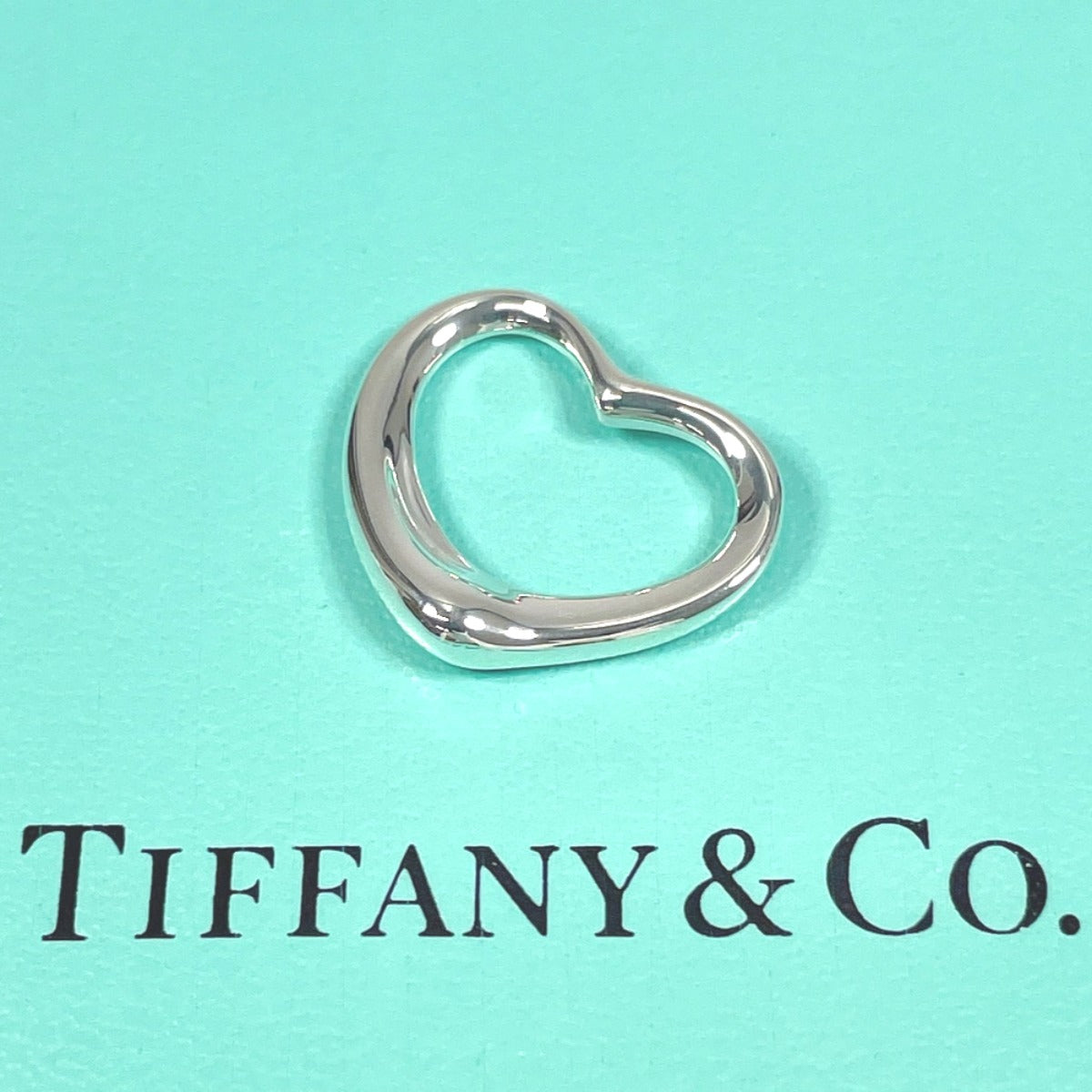 Tiffany & Co Silver 925 Open Heart Pendant