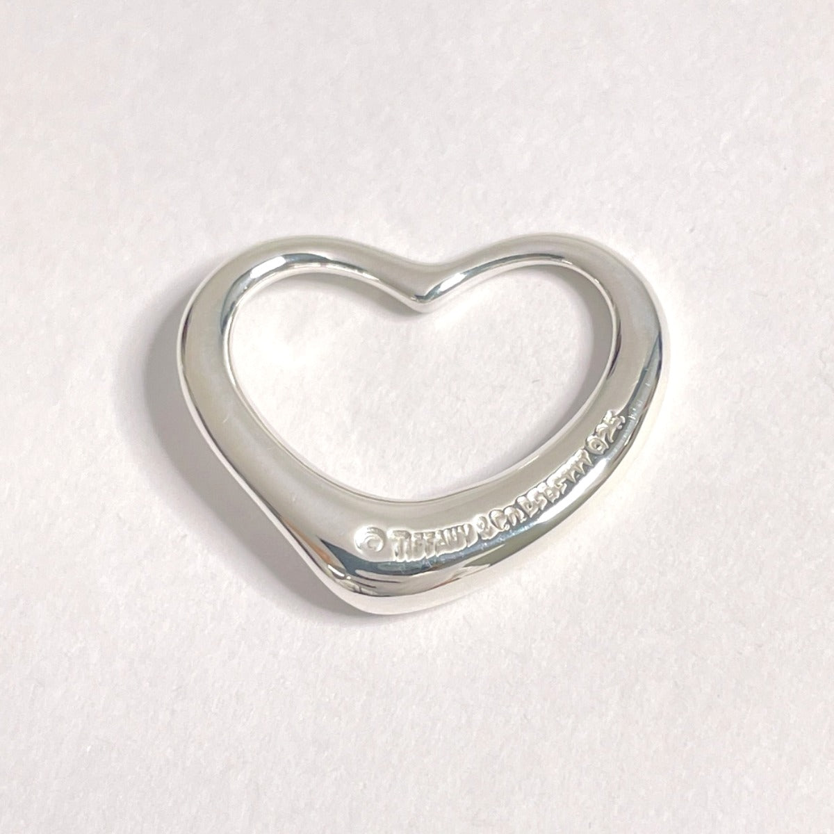 Tiffany & Co Silver 925 Open Heart Pendant