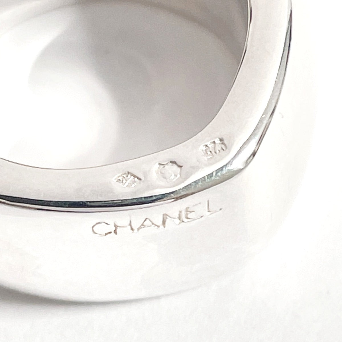 Chanel Silver 925 Logo Ring