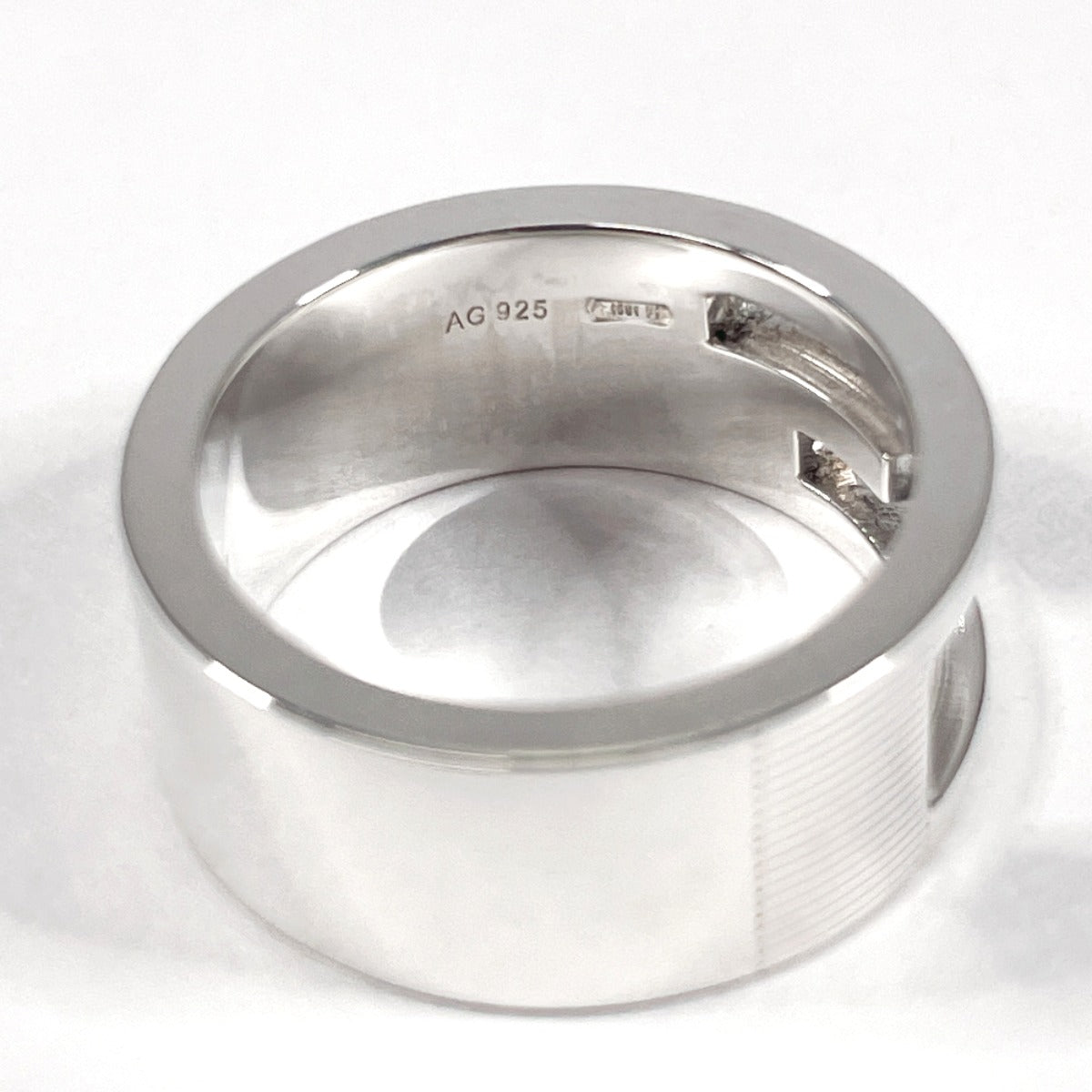 Gucci Silver 925 Cutout G Ring