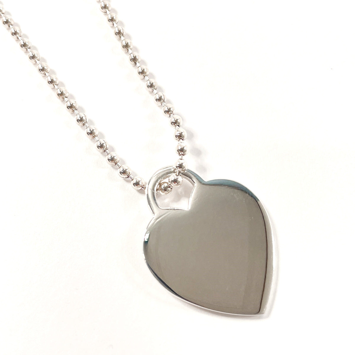 Tiffany & Co Silver Heart Tag Necklace