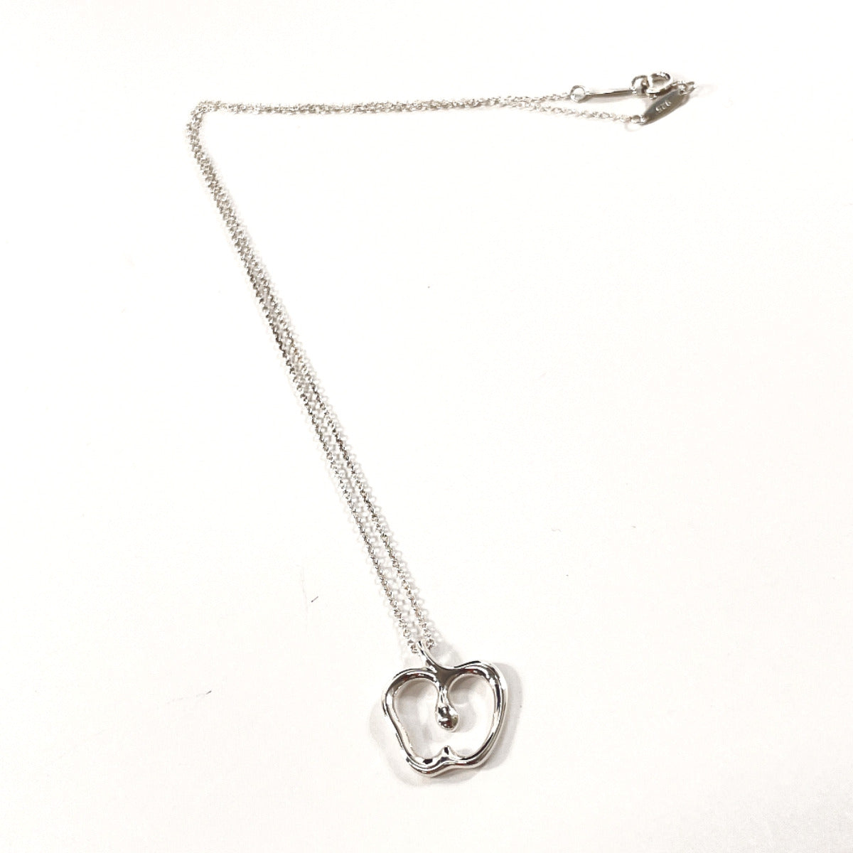 Tiffany & Co Elsa Peretti Apple Necklace Silver 925