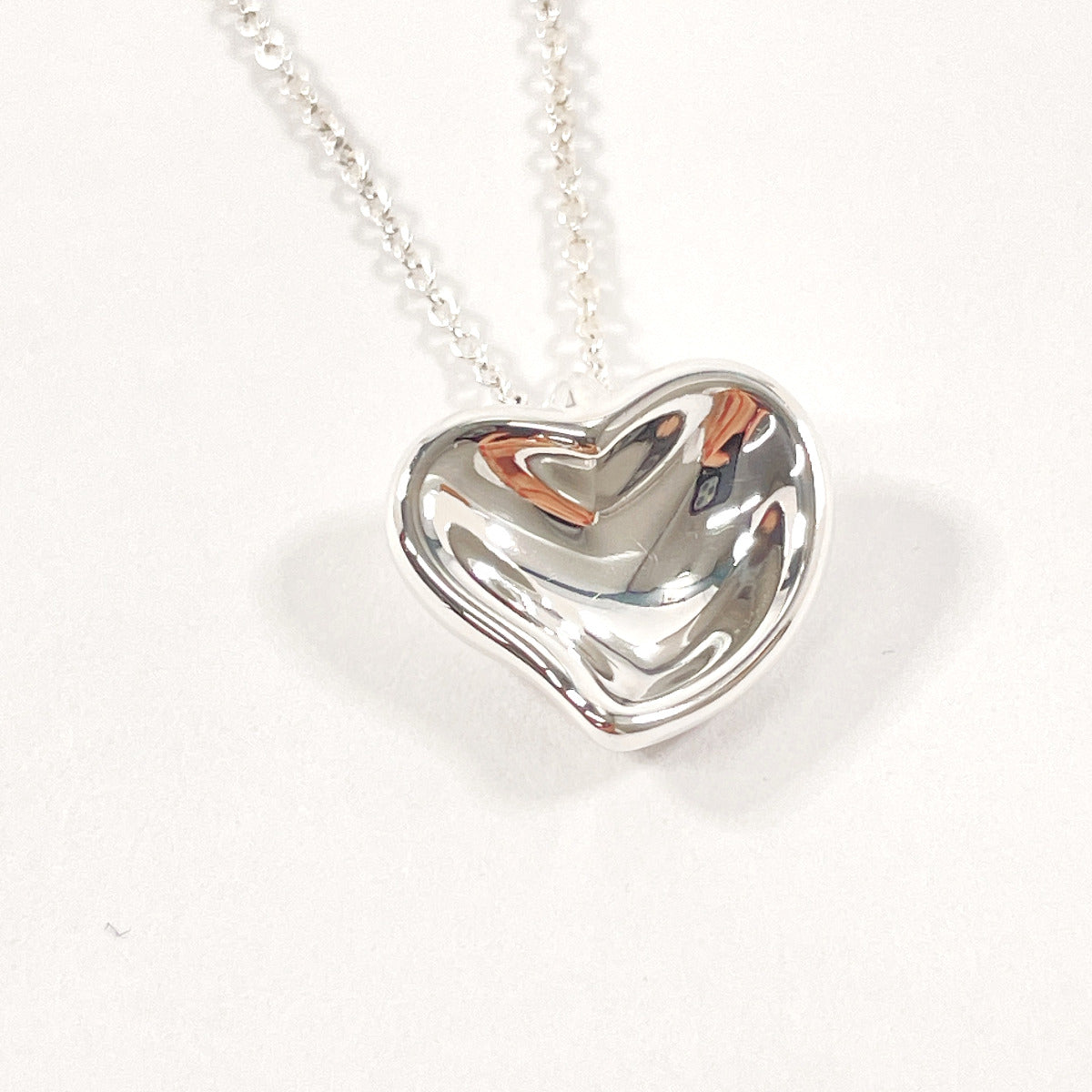 Tiffany & Co Silver 925 Elsa Peretti Heart Necklace