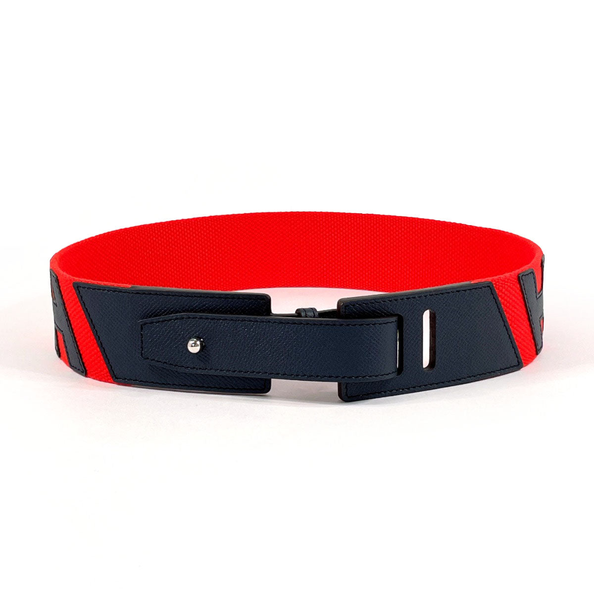 Hermes Canvas Epsom H Belt Red