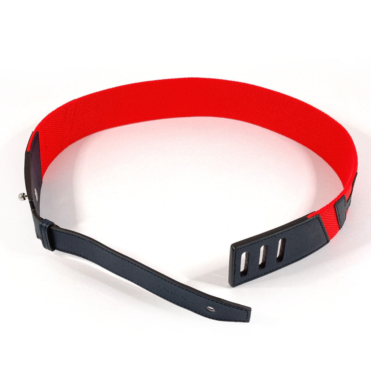 Hermes Canvas Epsom H Belt Red