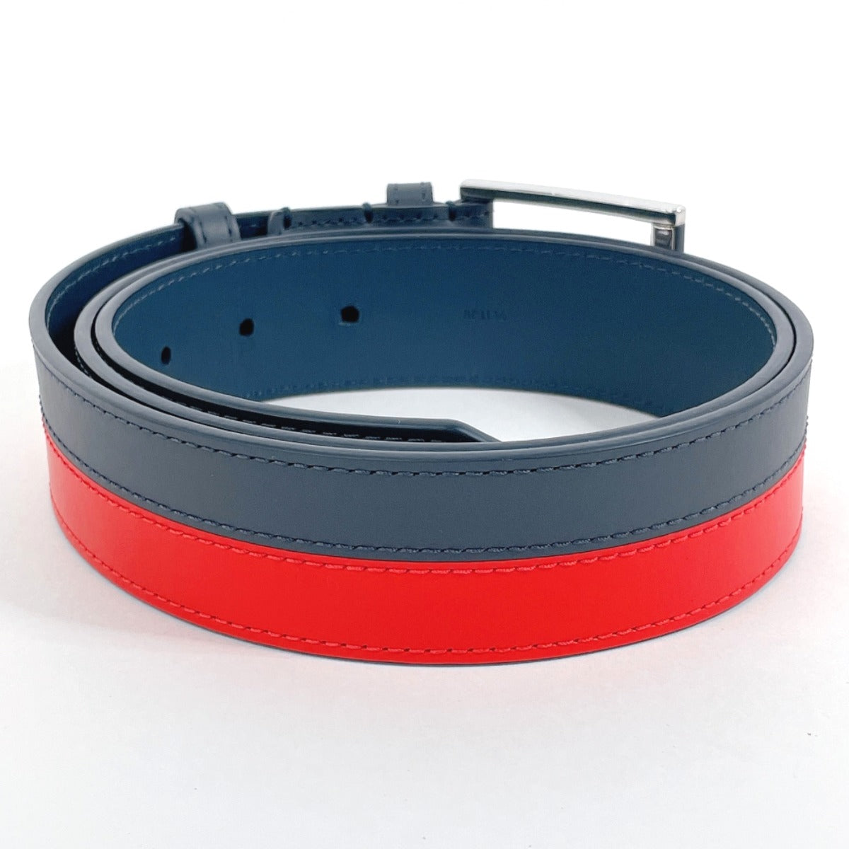 Louis Vuitton Leather Belt M9127 Navy