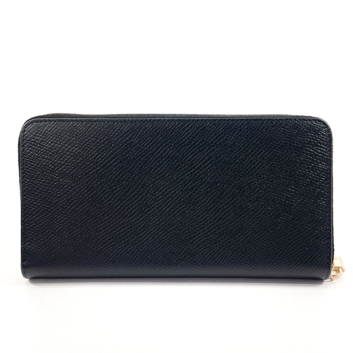 Celine Leather Zippy Wallet Black