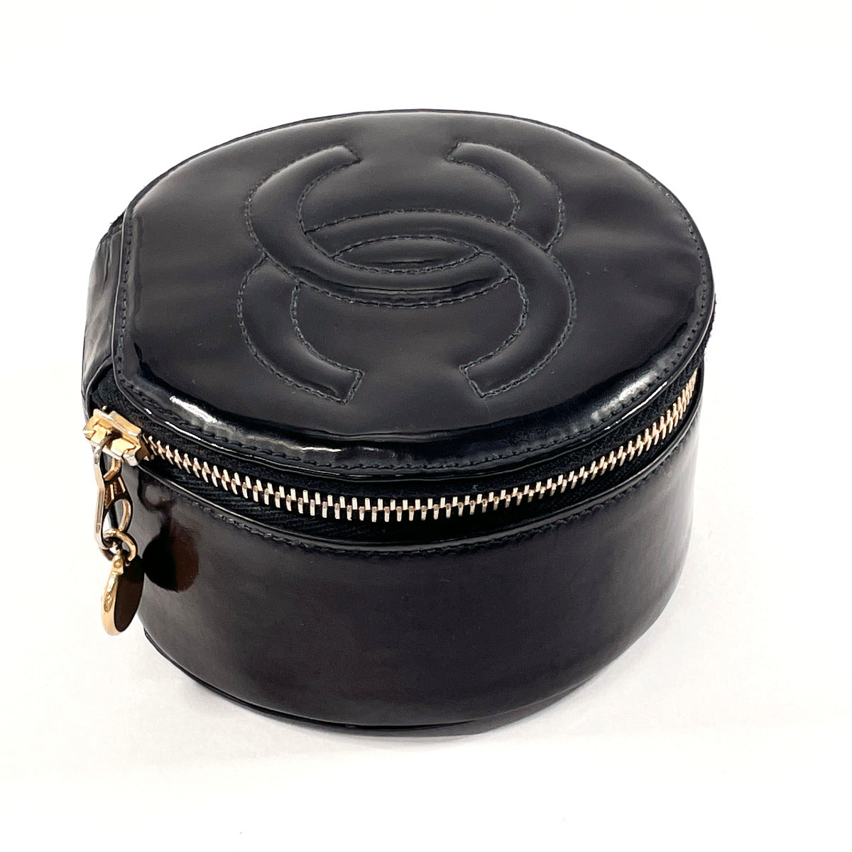 Chanel Patent Leather Jewelry Case Pouch