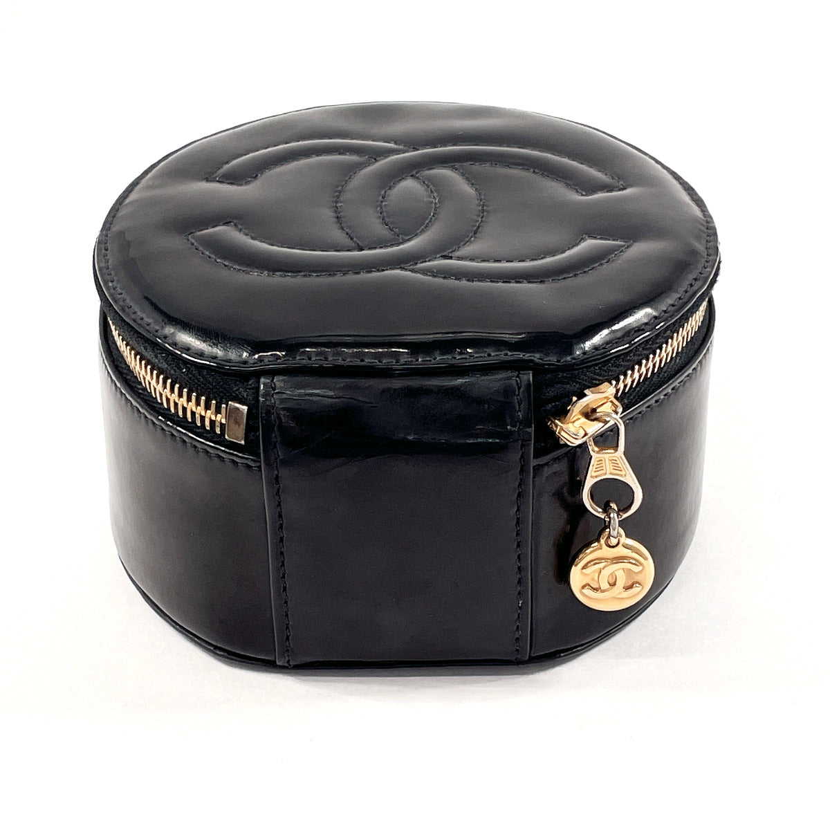 Chanel Patent Leather Jewelry Case Pouch