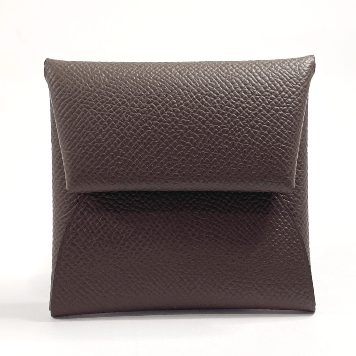 Hermes Bastia Coin Case Dark Brown