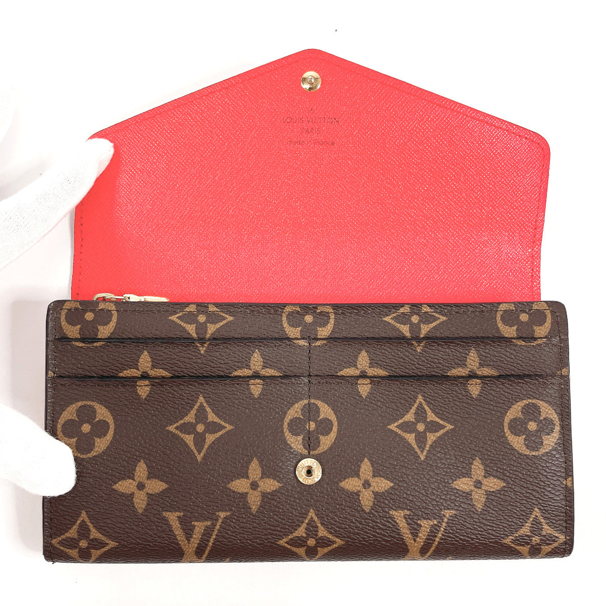 Louis Vuitton Monogram Canvas Sarah Wallet M62236