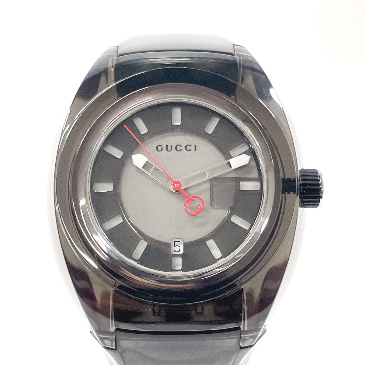 Gucci Sync 137.1 Stainless Steel Rubber Watch