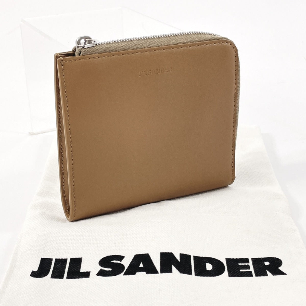 JIL SANDER Leather Mini Wallet Card Case