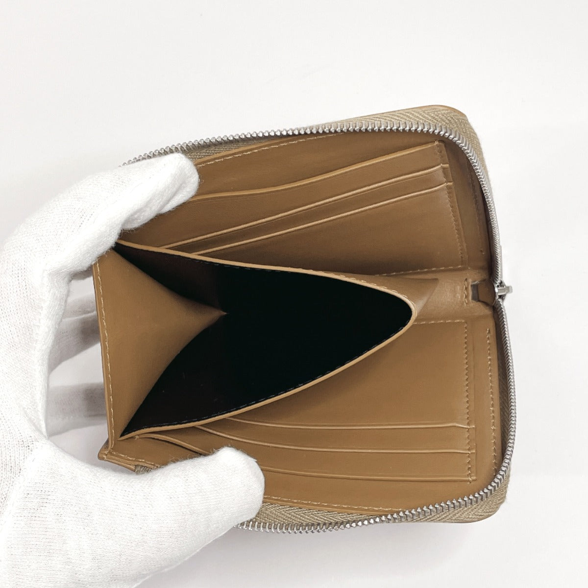 JIL SANDER Leather Mini Wallet Card Case