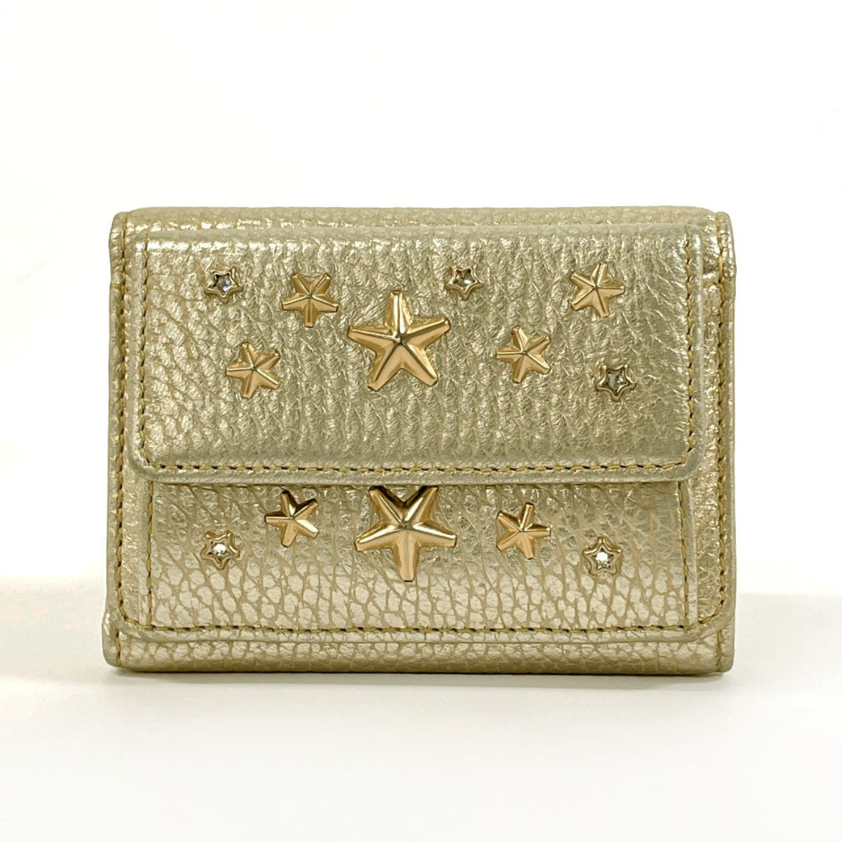 Jimmy Choo NEMO Star Studs Compact Wallet