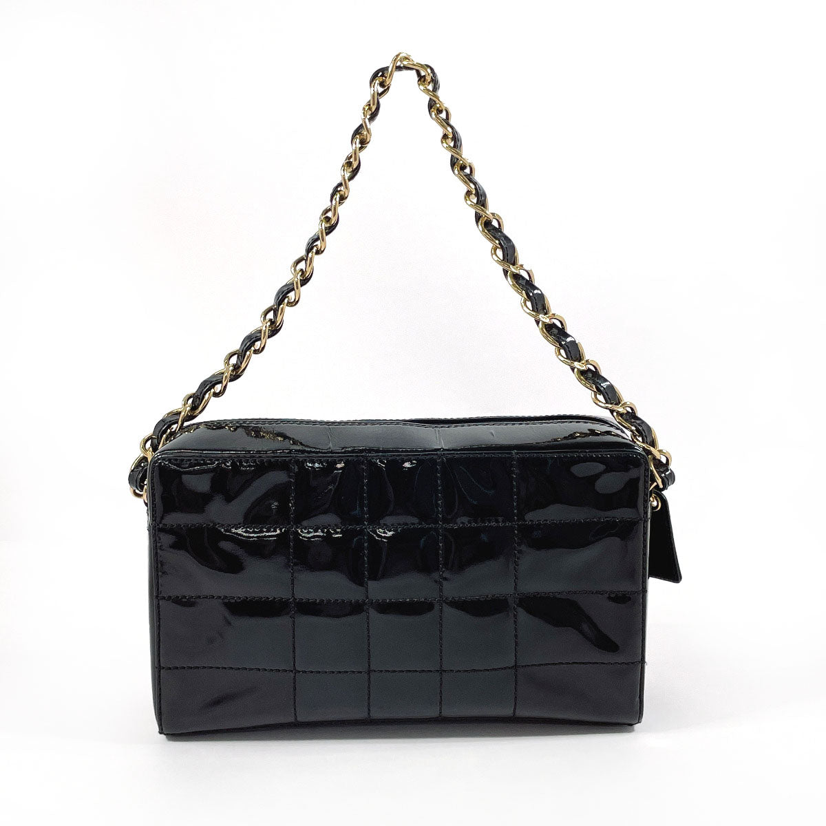 Chanel Patent Leather Chain Shoulder Bag