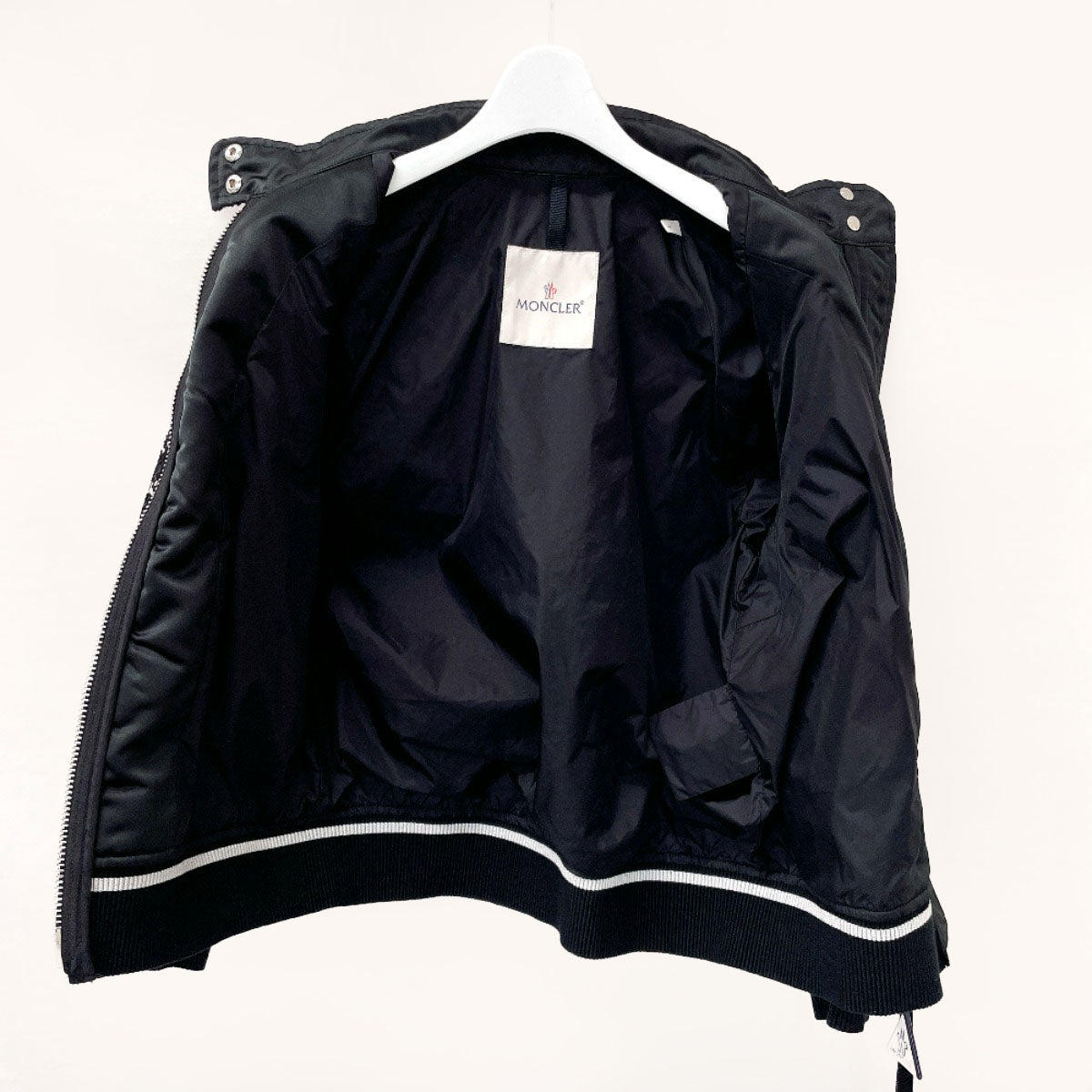 Moncler Nylon Jacket Black Women