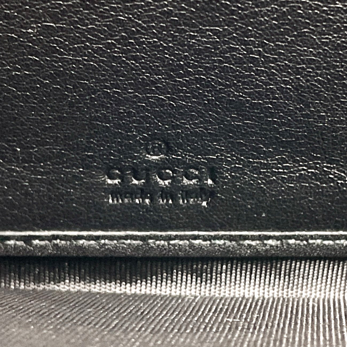 Gucci Soho Patent Leather Zip Wallet Black