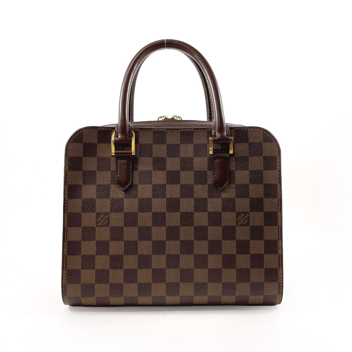 Louis Vuitton Damier Triana Handbag Brown