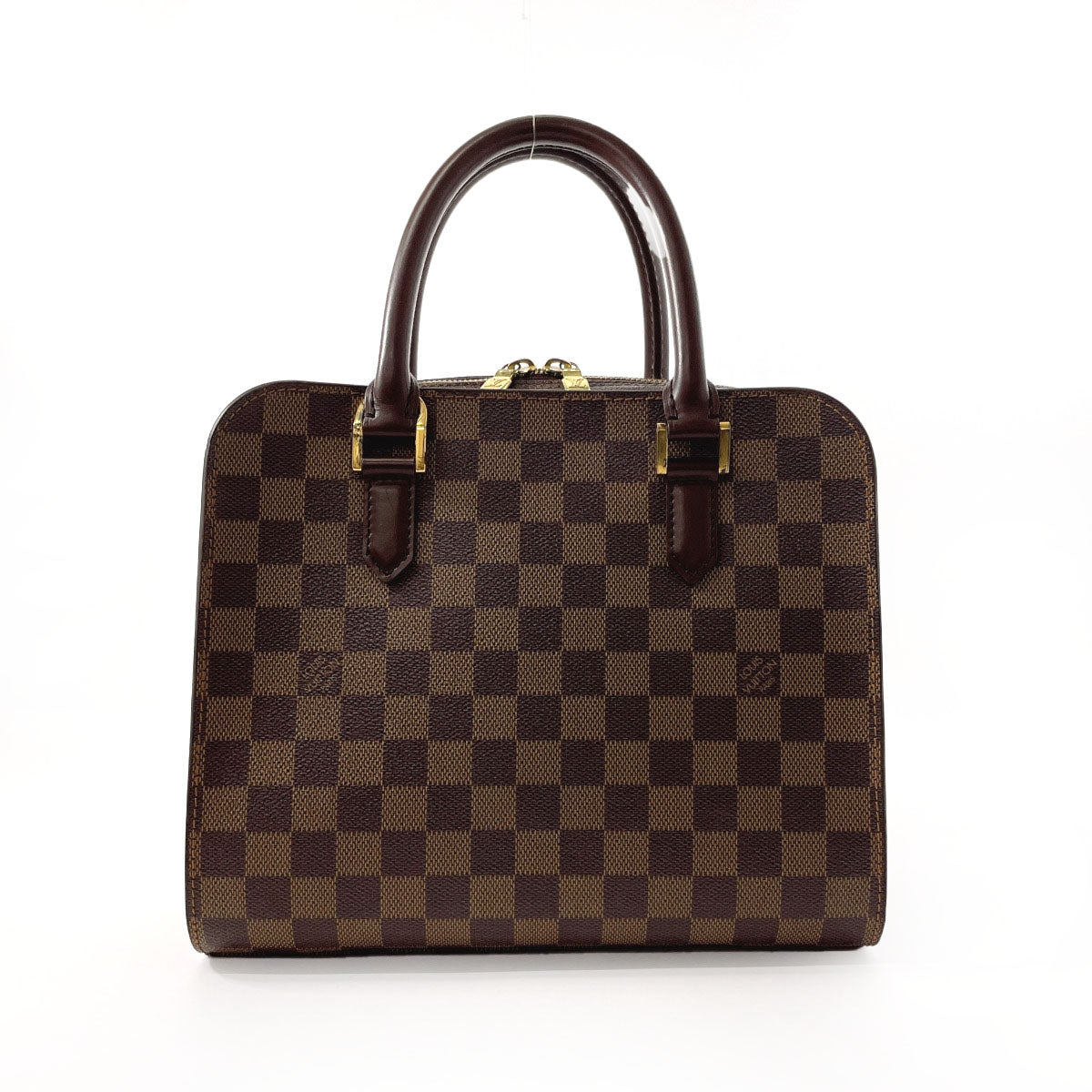 Louis Vuitton Damier Triana Handbag Brown