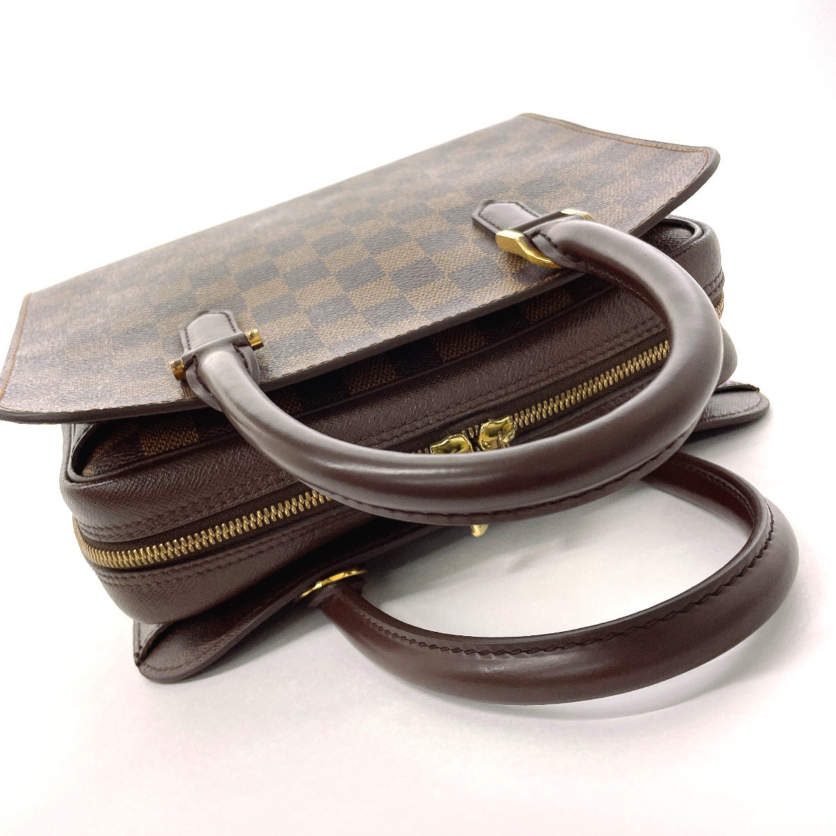 Louis Vuitton Damier Triana Handbag Brown