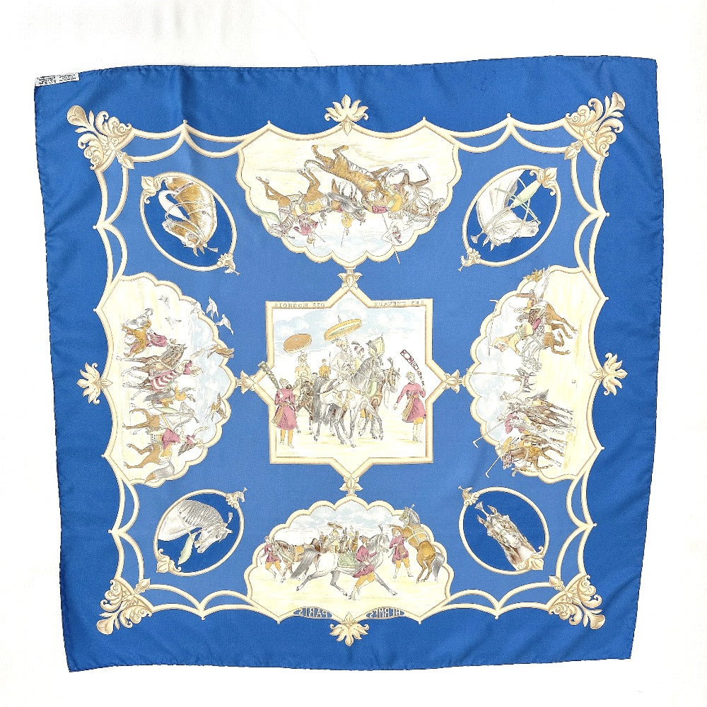 Hermes Silk Scarf LES CHEVAUX DES MOGHOLS