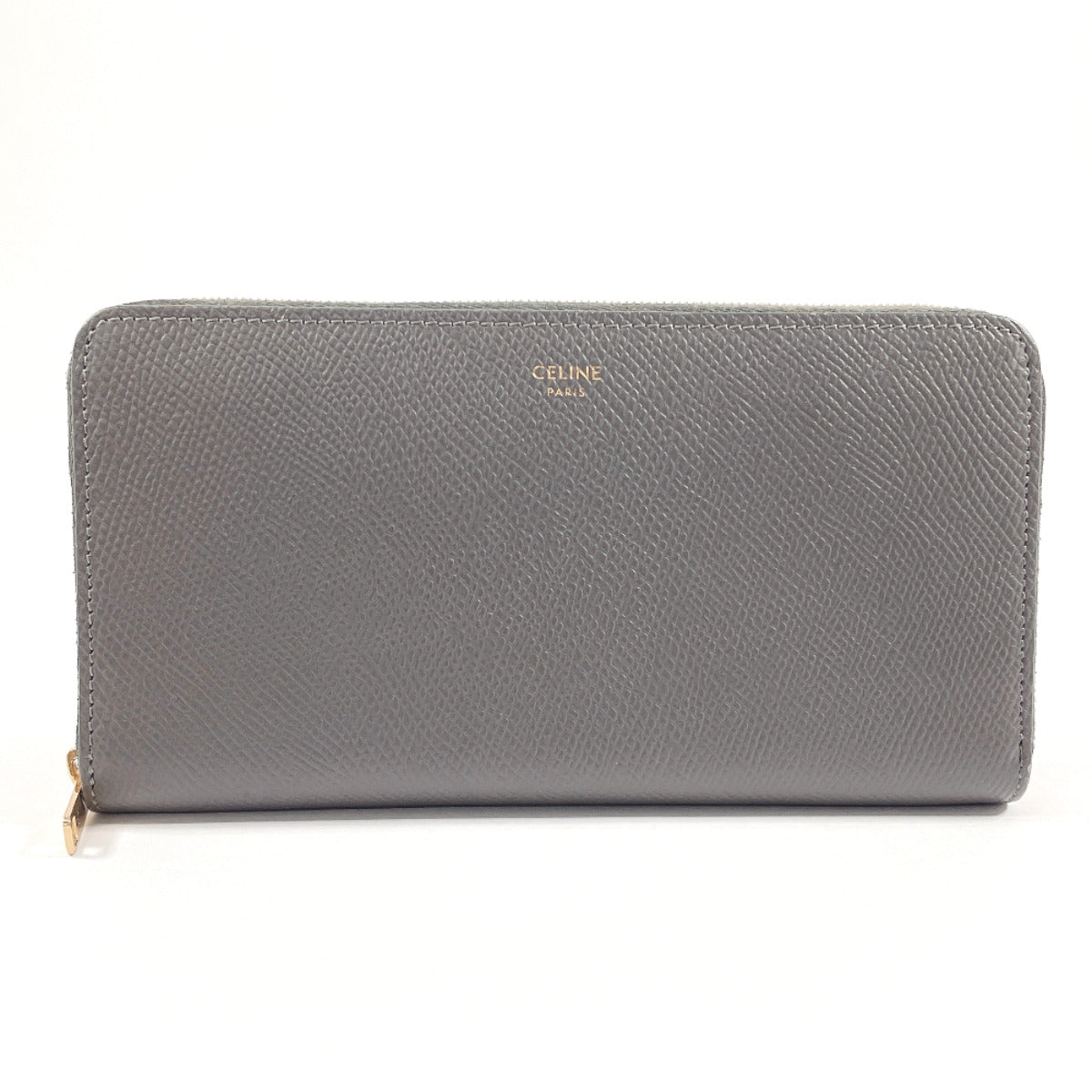 Celine Large Zip Leather Wallet 10B55