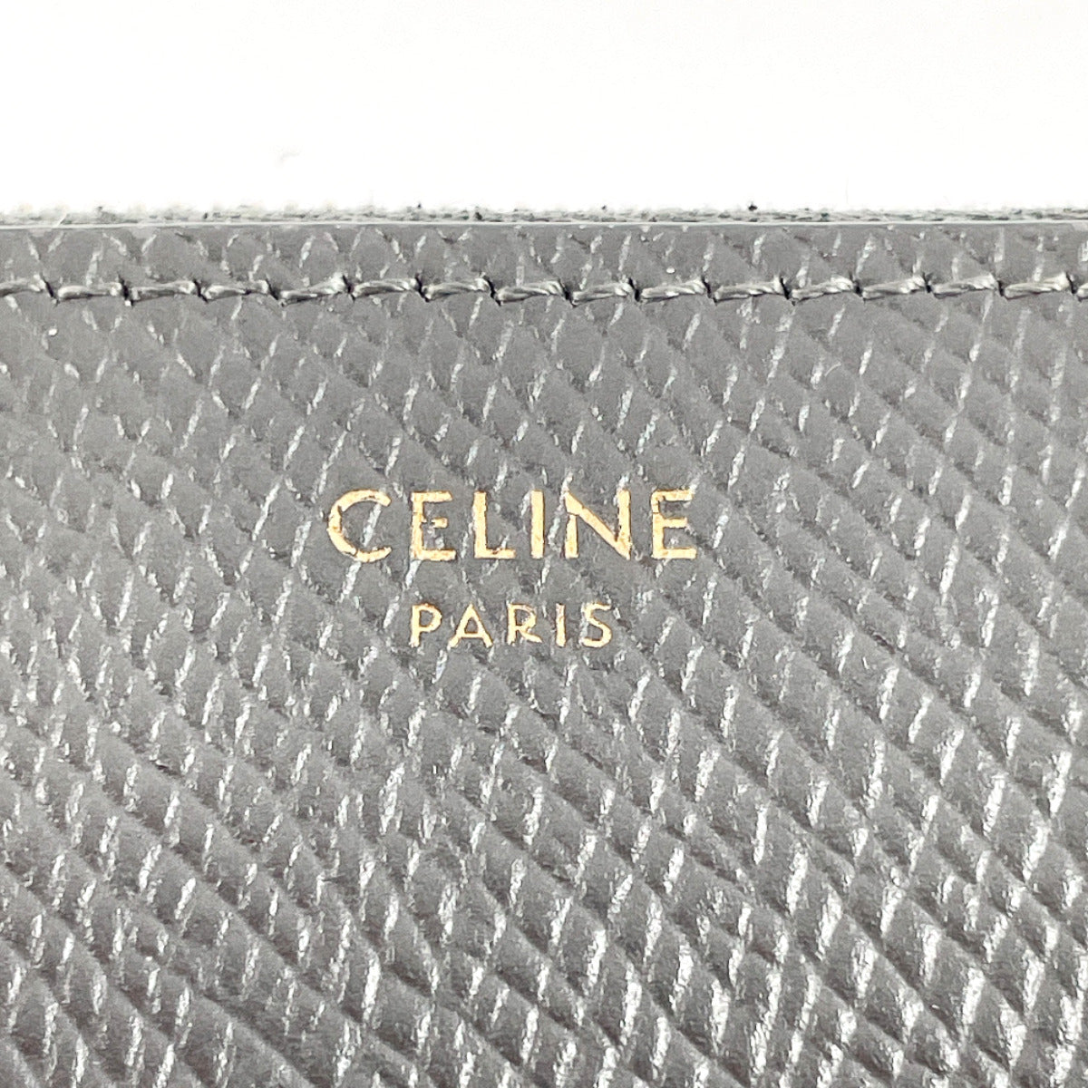 Celine Large Zip Leather Wallet 10B55