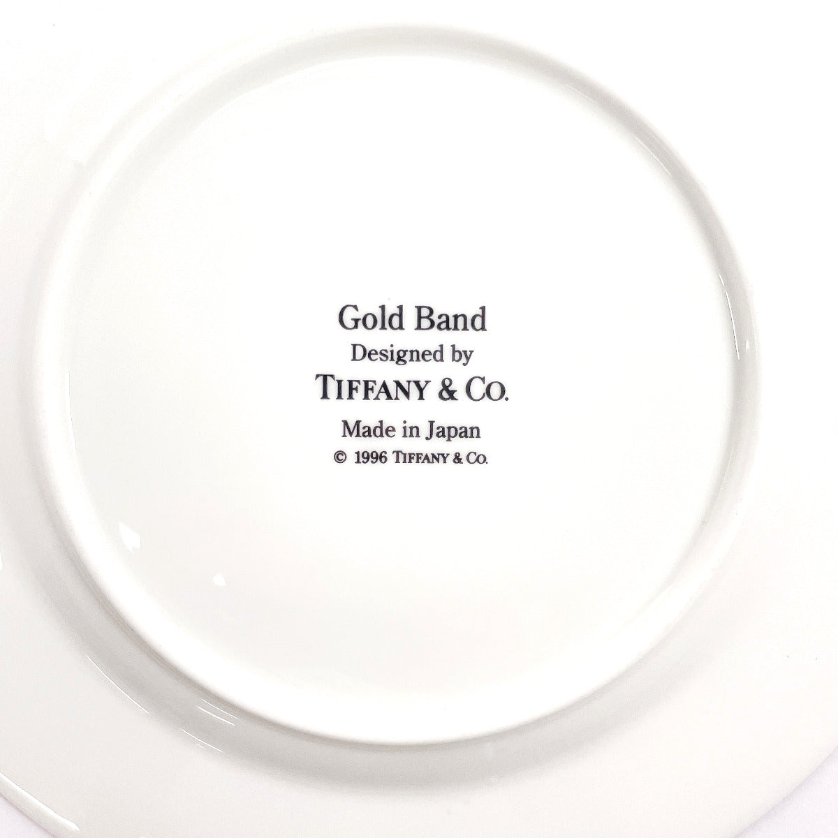 Tiffany & Co Gold Band Pair Plates