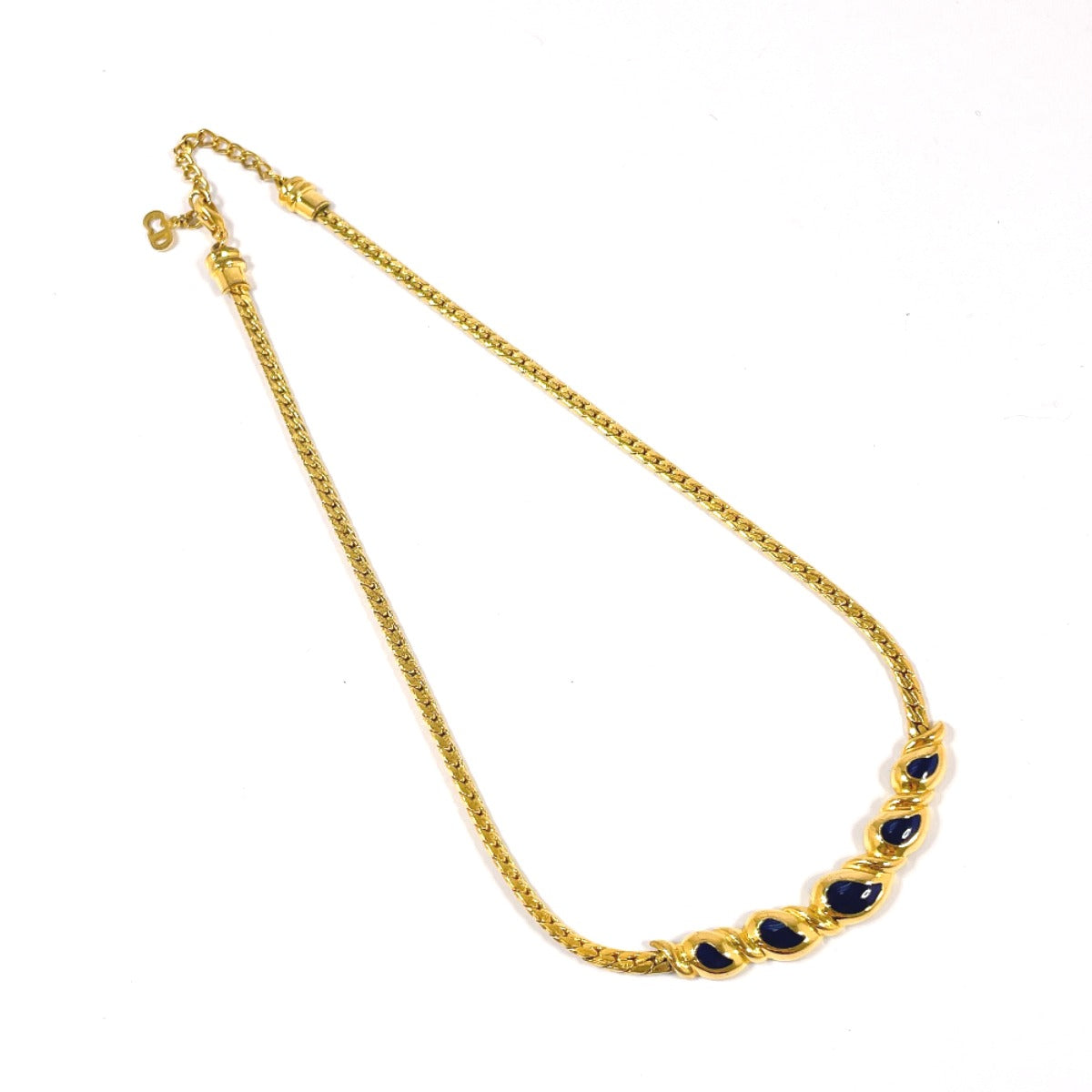 Dior Metal Chain Necklace Gold