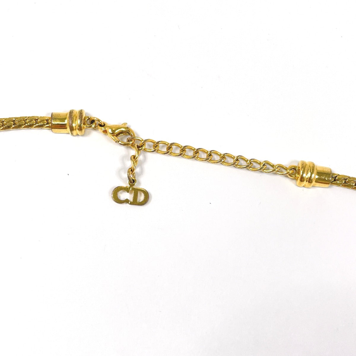 Dior Metal Chain Necklace Gold