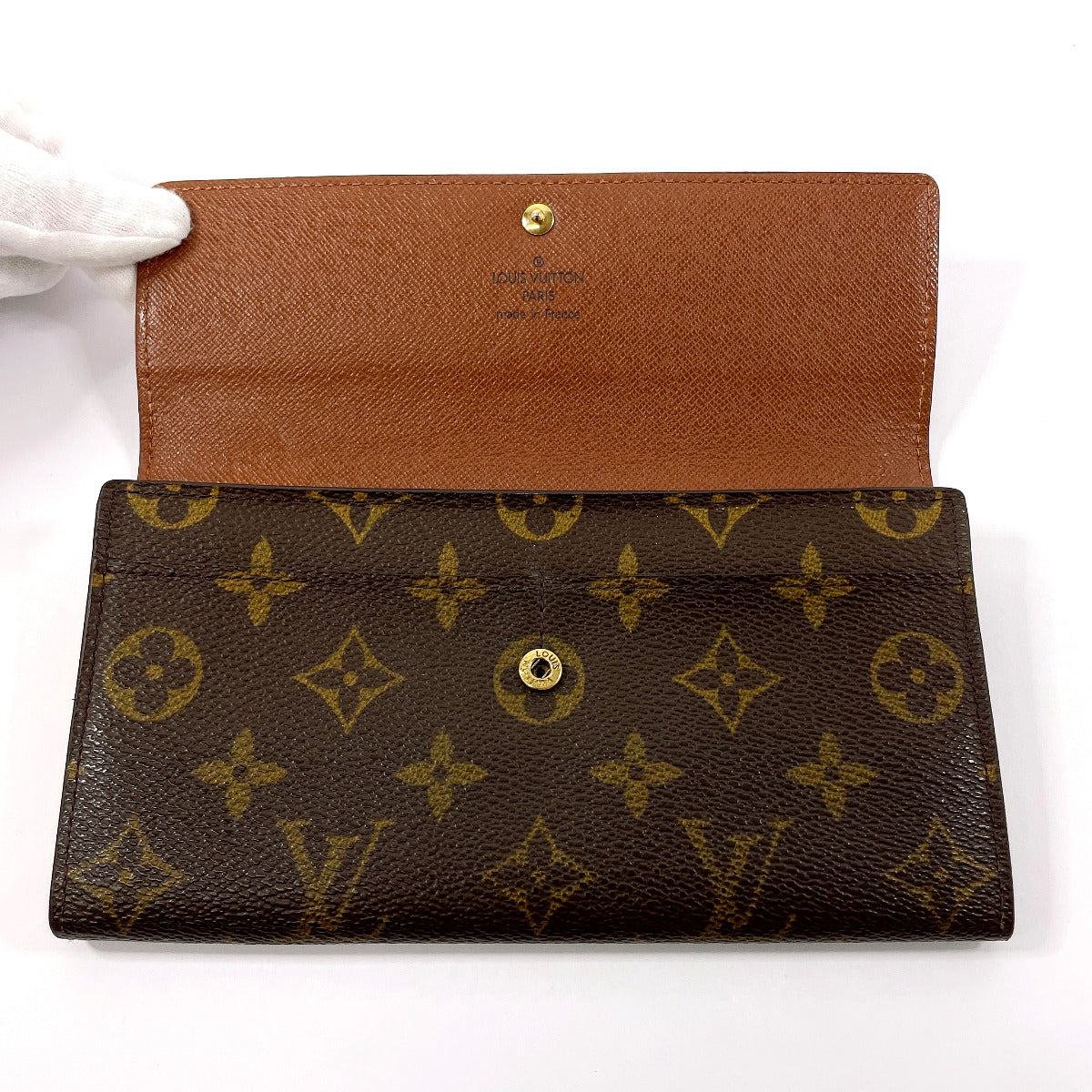 Louis Vuitton Monogram Canvas Long Wallet M61725