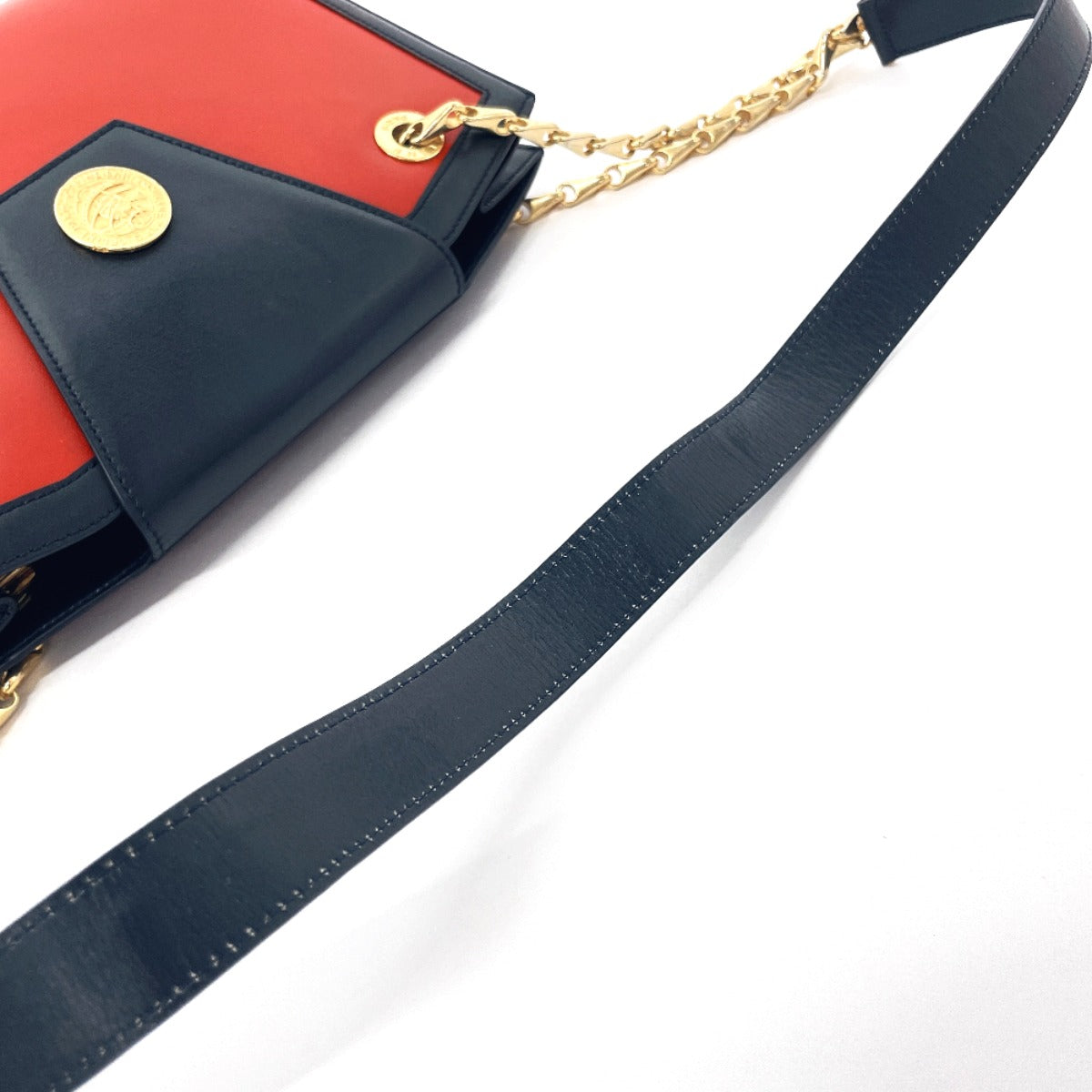 Celine Leather Chain Shoulder Bag Red