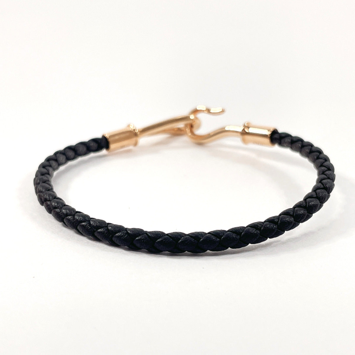 Hermes Jumbo H Bracelet Vaux Swift/GP Black