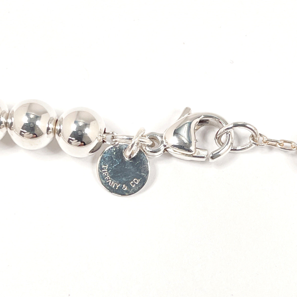 Tiffany & Co Silver Graduated Ball Necklace