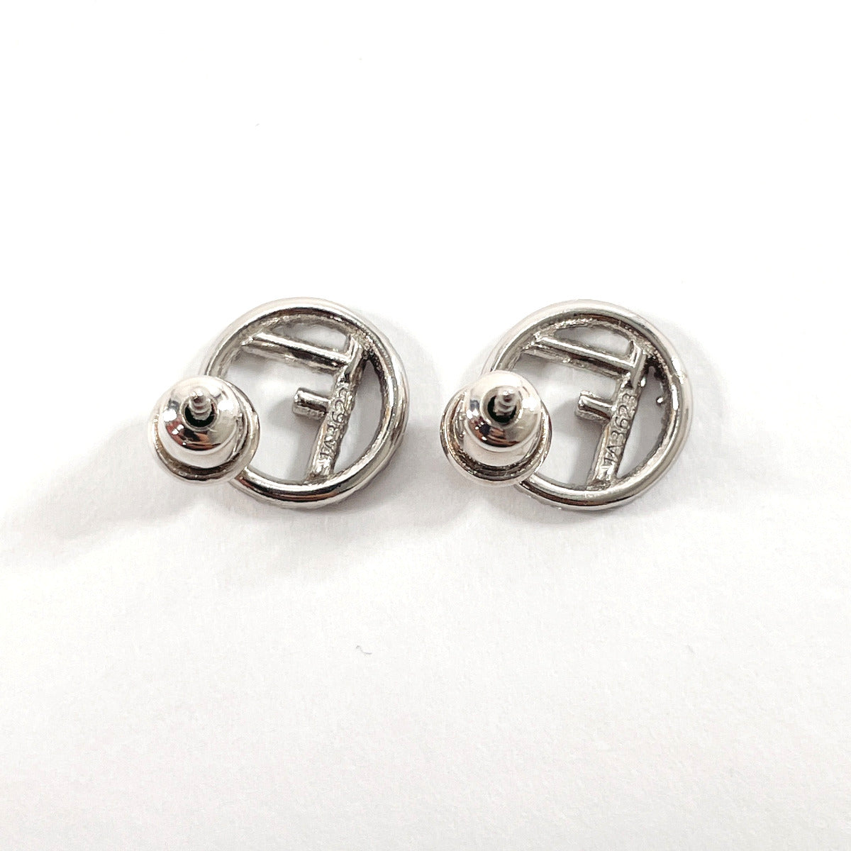 Fendi Metal Rhinestone Earrings 8AG738