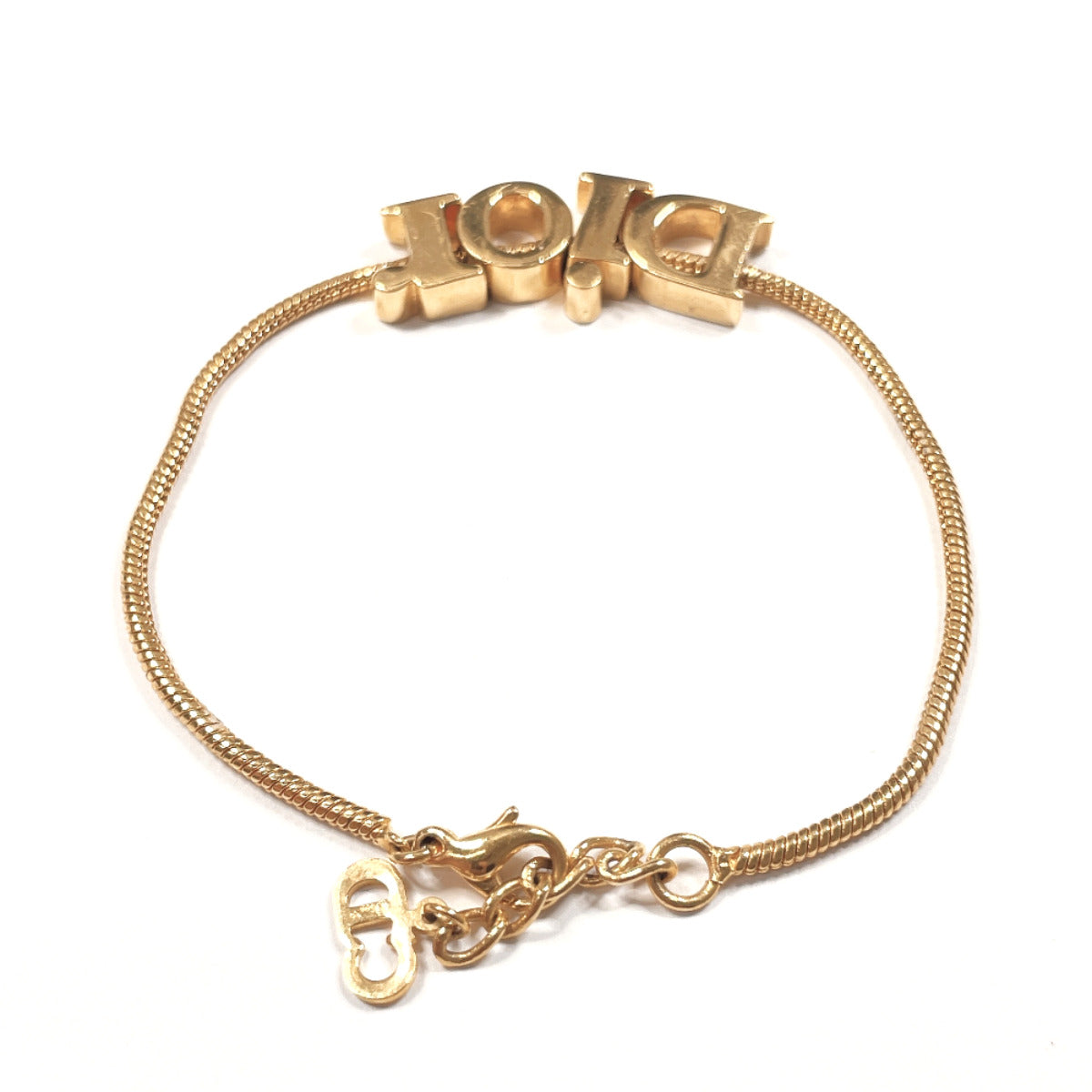 Dior Vintage Logo Metal Bracelet