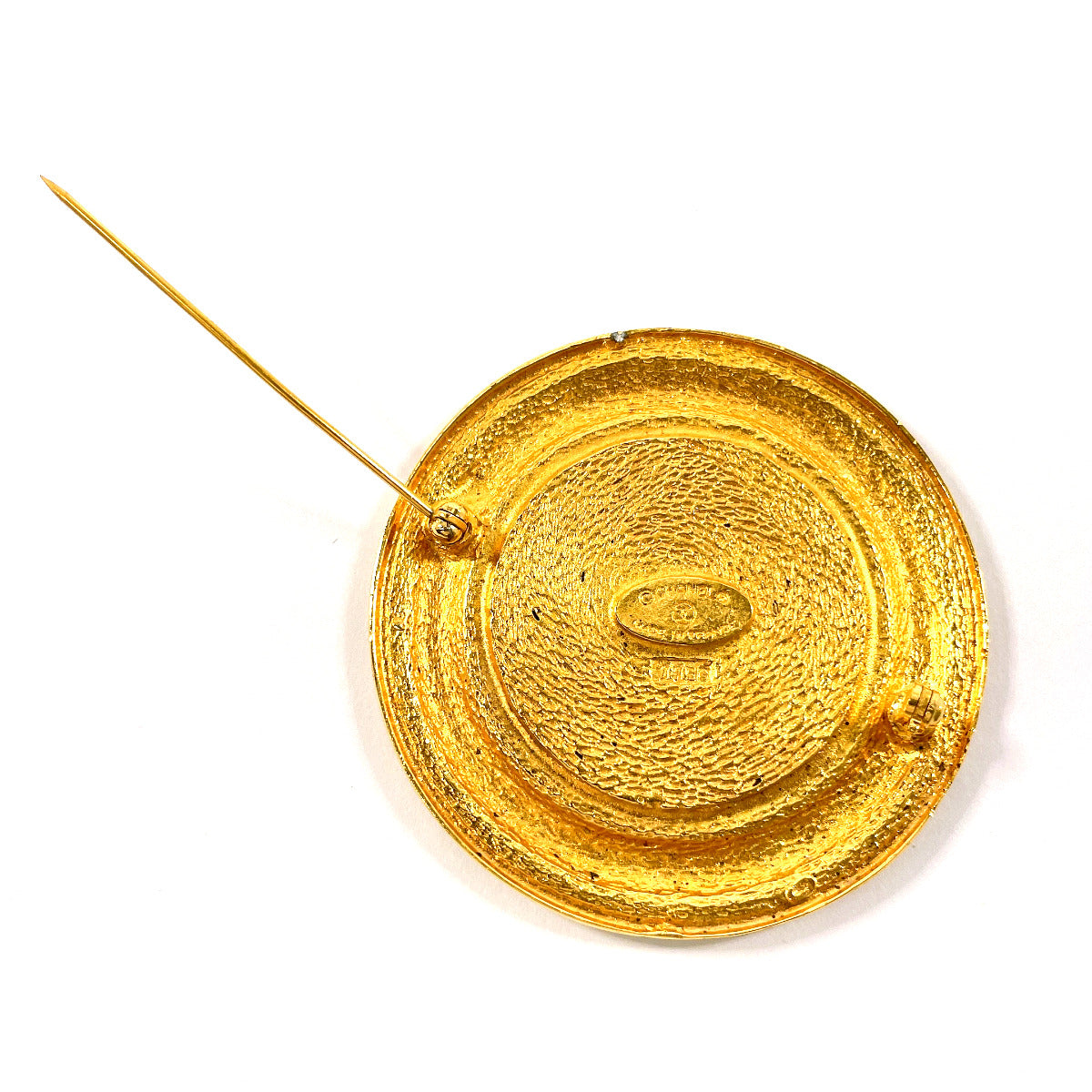 Chanel Cambon Vintage Brooch Gold