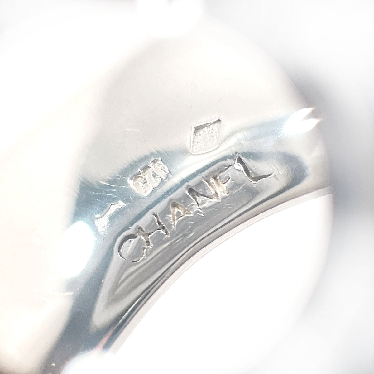 Chanel Silver 925 Logo Ring