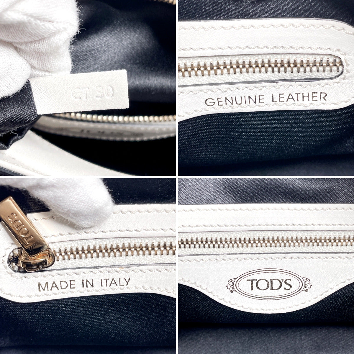 Tod's Sella 2WAY Leather Handbag Black