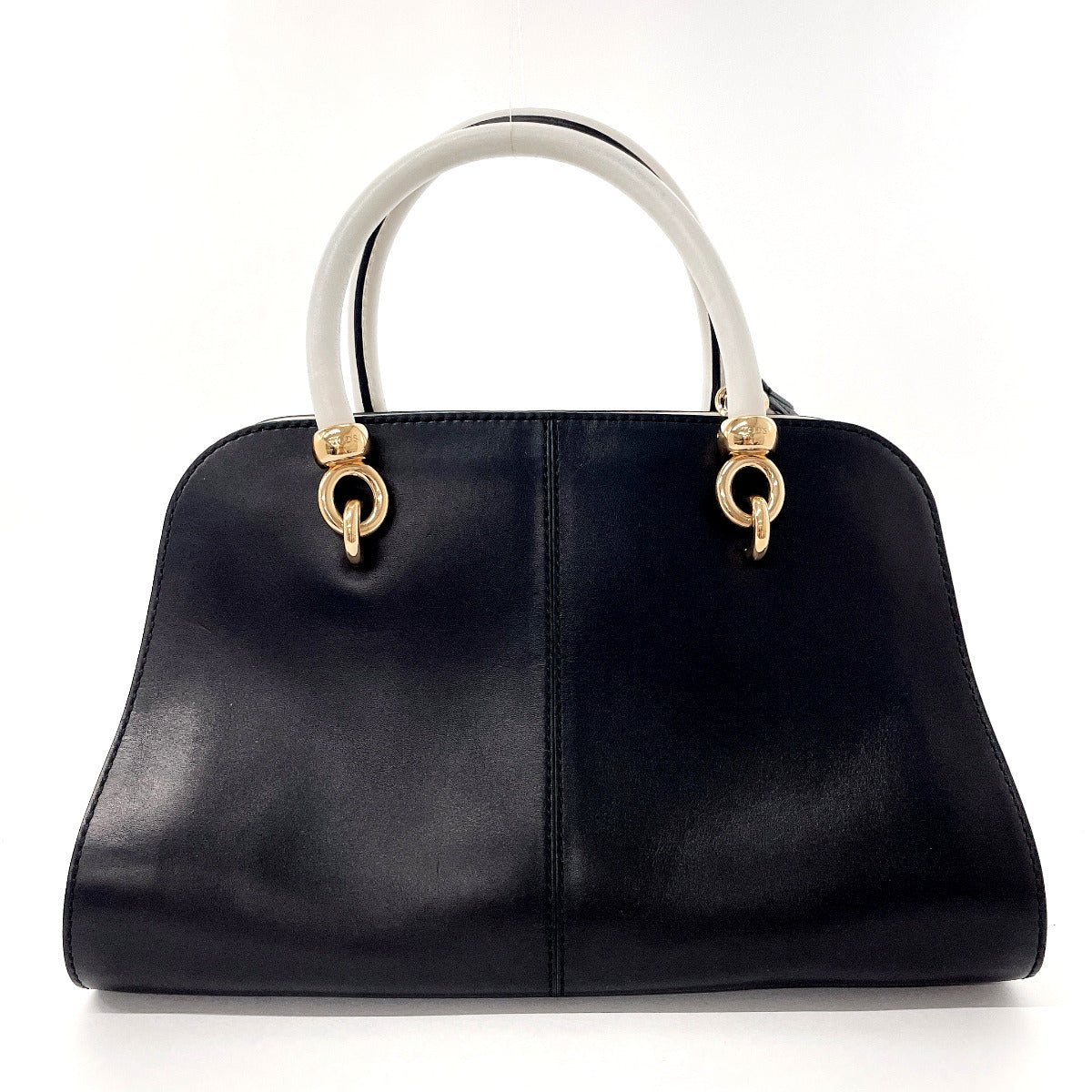 Tod's Sella 2WAY Leather Handbag Black