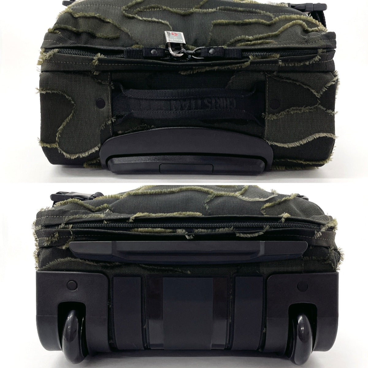 Dior Camouflage Canvas Suitcase