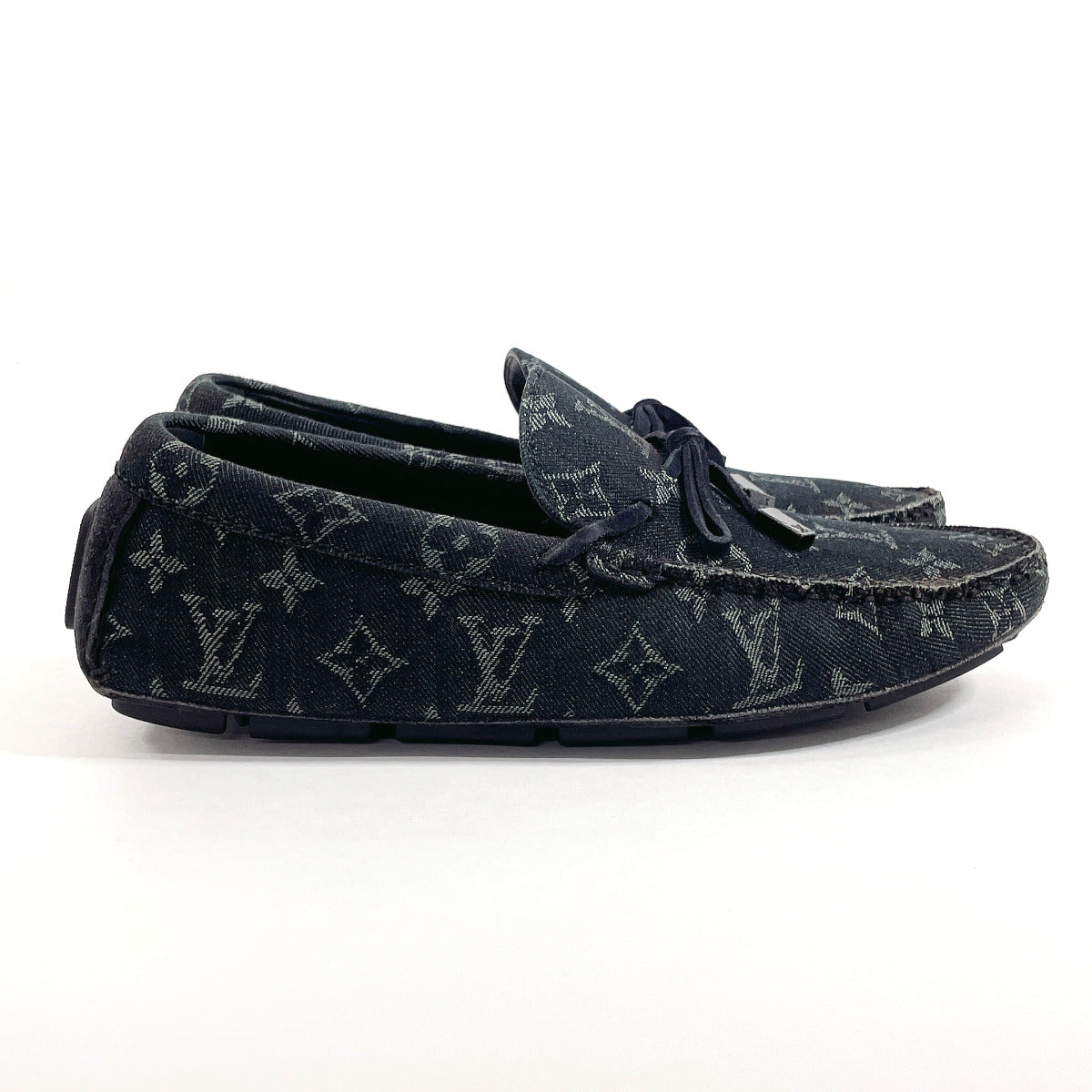 Louis Vuitton Monogram Denim Loafers 1ABF5H