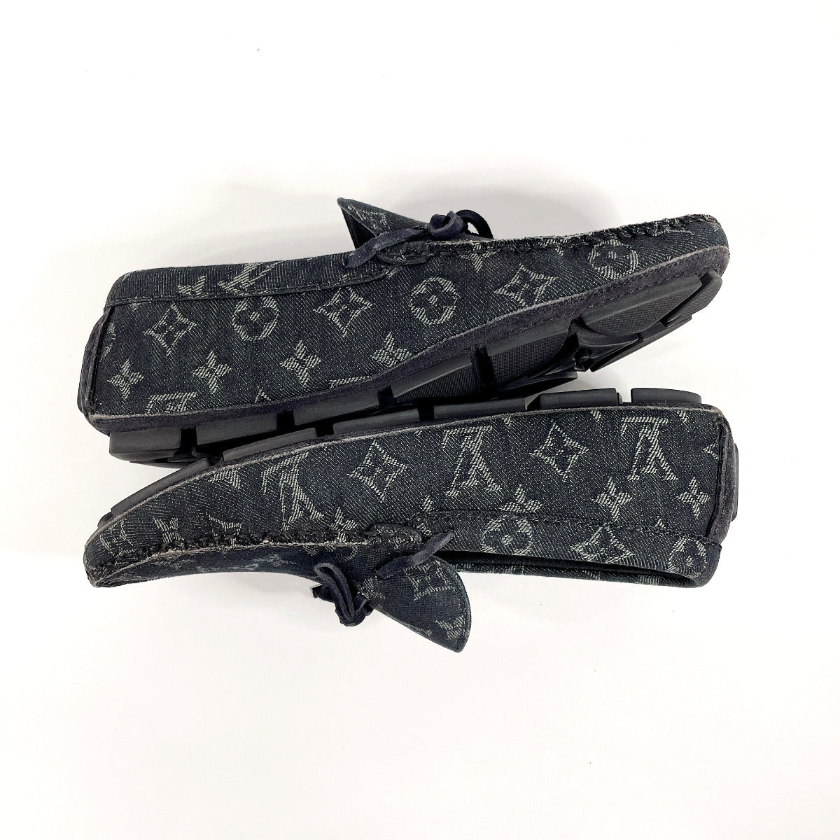 Louis Vuitton Monogram Denim Loafers 1ABF5H