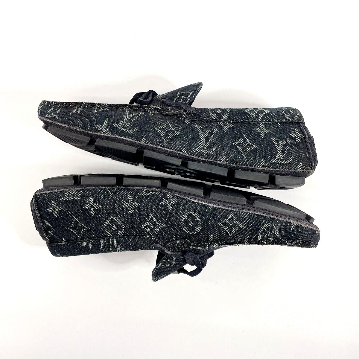 Louis Vuitton Monogram Denim Loafers 1ABF5H